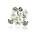  Gorgeous Platinum Plated/Rose Gold Plated Flower Shape Pearl Ring(More Colors)