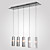  BARNSTAPLE - Kroonluchter Mini van Kristal met 5 Lampen