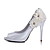  Elegant Leather Stiletto Heel Pumps/Peep Toe With Flower Wedding/Party Shoes