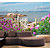  Mar paisagem costeira Mural Natureza Paisagens
