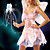  Wizard of Oz Sexy  Glinda the Good Witch Adult Halloween Costume(3Pieces)