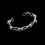  Hermoso juego de plata Mujer Libélula Joyería incluyendo el collar, anillo, brazalete, aretes