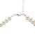  Pearl With Rhinestone Bow Necklace And Earring Set