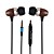  Bullet In-ear Metal Headphones with Microphone