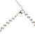  colar de strass austríaco babador com o conjunto de brincos combinando nupcial