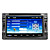  6,2 pollici 2 din touch screen lettore DVD con Bluetooth, GPS, iPod, RDS, SD / USB, comandi al volante