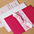  Romantic Pink Wedding Invitation With Insert (Set of 50)