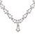  avorio perla due pezzi elegante collana calo signore e gioielli orecchini set (38 cm)