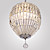  Crystal Pendant Light with 1 Light