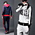  brev patch hoodie sport dragt