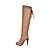  Leatherette Stiletto Heel Knee High Boots With Ribbon Tie Party / Evening Shoes (More Colors)