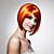  Capless Chin Length Synthetic Golden Brown Bob Style Hair Wig