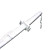  Cosplay Sword  Inspired by Bleach Ichigo Kurosaki White Tensa Zangetsu (1.2m VER.)