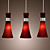  GUILFORD - Kroonluchter met 3 Lampen