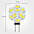  Lâmpada de Foco LED Branco Quente G4 4.5W 9x5630 SMD 400-430LM 3000-3500K (12V)
