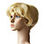  Capless 8 Inch Natural Curly 100% Indian Remy Hair Wig