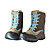  EASOUL Women's High-layer Cowsuede Leather Winter Boots
