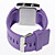  silikonbånd kvinner menn unisex gelé sport stil firkantet ledet armbåndsur - lilla