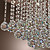  Comtemporary Crystal Flush Mount with 6 Lights in Beaded Design