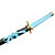  cosplay zwaard geïnspireerd door bleekmiddel 10e divisie Captain Toshiro Hitsugaya hyorinmaru (blauw ver.)