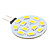  G4 6W 12x5630 SMD 500-560LM 3000-3500K Warm White Light LED Spot Bulb (12V)