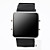  Unisex Silicone Style Sports Red LED Wrist Watch (Black)