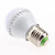  E27 3W 21x5050 SMD 320-360LM 2700-3500K Tampa luz branca morna Branco Lâmpada LED Ball (220-240V)
