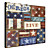  gedrukte kunst abstracte patriottische patchwork i door NBL studio