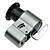  50X 12.8mm Microscope w/ 2-LED White + 1-LED Purple Light - Grey + Black