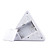  pyramide klokke og farverige ur-hvid (3 * aaa)