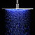  12 pollici soffione doccia in ottone con luce led cambia colore