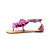  Leatherette Flat Heel Sandals / Flats With Satin Flower Beading Party & Evening Shoes (More Colors Available)