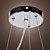  Stainless Steel 5-Light Pendant Light with Luxury Crystal Drops