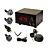  4 Guns Komplett empaistic Tattoo Machine Sett med LCD Power Supply