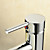  Single Handle Chrome Finished Solid Brass Bathroom Sink Faucet