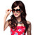  Capless Long Brown Wavy 100% Human Hair Wigs