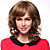  Capless Medium Curly 100% Human Hair Wigs