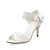  lær øvre stiletto hæl sandaler med bowknot bryllup / fest shoes.more tilgjengelige farger