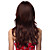  Capless Long Brown Wavy 100% Human Hair Wigs