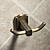  Ox-horn Style Dual End Antique Brass Robe Hook
