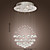  K9 Crystal Chandelier with 4 Lights in Globe Shape