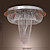 PRICHARD - Lustre Cristal Fini Chromé - 18 slots à ampoule
