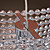  Lámpara Chandelier de Cristal con 3 Bombillas - WALLDORF