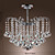  Lámpara Chandelier de Cristal con 5 Bombillas - TURLOCK