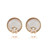  Charming Round 18K Gold Plated Imitation Opal Earring(More Colors)