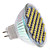  MR16 60x3528 SMD 3-3.5W 150-180LM 6000-6500K Natural White Light LED Spot Bulb (12V)