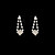  Rhinestone Dignified Necklace And Earring Set