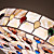  FAIRHAVEN - Lustre Tiffany Cristal com 4 Lâmpadas