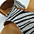  personalizado espumante zebra latin / sapatos de dança de salão de desempenho