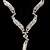  Gorgeous Czech Rhinestones With Alloy Plated Wedding Bridal Jewelry Set,Including Necklace And Earrings